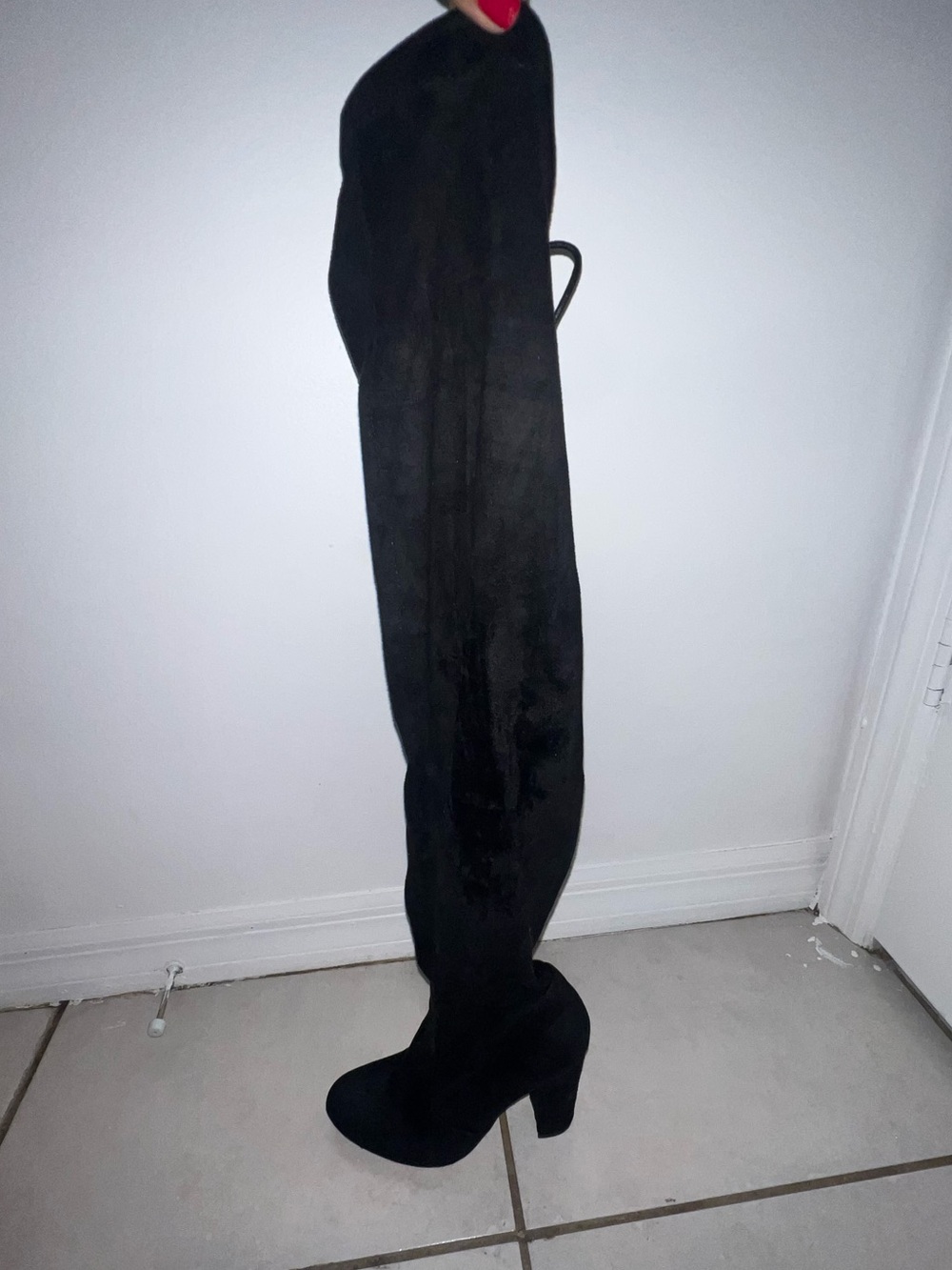 Fashion Nova Over-The-Knee Block Heel Boots